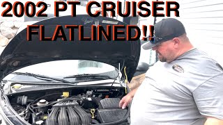 Starting a PT Cruiser After 9 Years of Flatlining 2002 PT Cruiser Restoration [upl. by Mikeb]