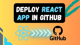 How To Deploy React App From VS Code and Host in Github [upl. by Lajet]