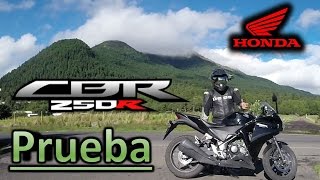 Prueba Honda CBR 250R  Test Ride con Blitz Rider [upl. by Poirer]