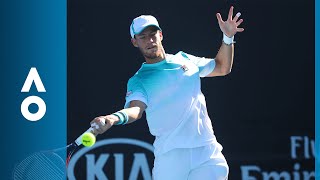 Diego Schwartzman v Casper Ruud match highlights 2R  Australian Open 2018 [upl. by Aiuhsoj]