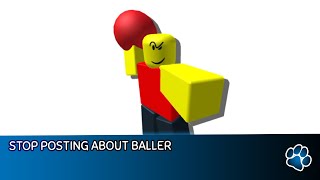 STOP POSTING ABOUT BALLER chiknnuggit meme roblox baller shorts [upl. by Rexanne]