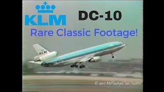 Heathrow GOLD  KLM DC1030 Departing London Heathrow in 1987 [upl. by Haldan]