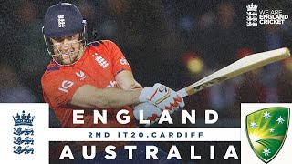 Livingstone Smashes Stunning 87  Highlights  England v Australia  2nd Men’s Vitality IT20 2024 [upl. by Adnalor916]