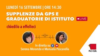 Chiedilo a effellecì supplenze da GPS e graduatorie di istituto docenti [upl. by Odicalp]