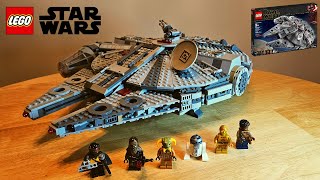 Speed Build and Review of the LEGO Star Wars Millennium Falcon 75257 [upl. by Yonina]