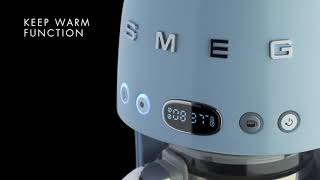 Smeg DCF02 filter koffiemachines  Video retro jaren 50  De Schouw Witgoed [upl. by Kulsrud]