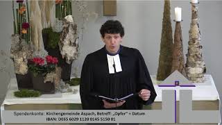 Gottesdienst am 10112024 id Nicolauskirche Kleinaspach [upl. by Izmar]