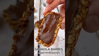 GRANOLA BARRES  pertedepoids 🍫🤤 [upl. by Aicittel]