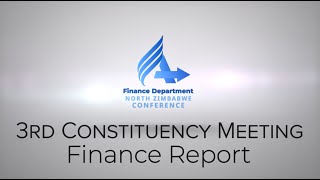 NZC 3rd Constituency Meeting  Finance Report [upl. by Atniuq]