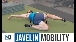 BEST 3 Javelin Mobility Exercises  15Minute PreThrow WarmUp [upl. by Rebah]