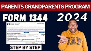 How to Fill Out Form IMM 1344 for Parent Grand Parents Program [upl. by Endora524]