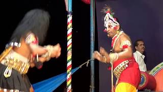 Yakshagana Thripura mathana  18 A  Aatadolagina Aata  hasya [upl. by Nossaj]