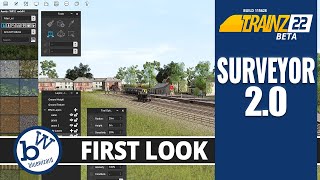 Surveyor 20 Trainz 22 BETA First Look  Is is better than Classic Surveyor Beta build 115628 [upl. by Agate]