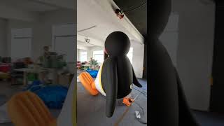 EPSON Digital Inkjet Inflatables Balloon Penguin Airwoks for AdvertisingInflatables Decoration [upl. by Felicle314]