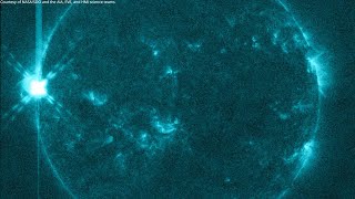 Sun emits X50 class solar flare [upl. by Lynette]