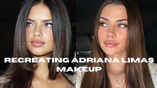 adriana lima inspired makeup tutorial [upl. by Laen]