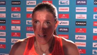 After her third win in a row at Meeting Areva Zuzana Hejnová tells us what she loves about Paris [upl. by Lucien]