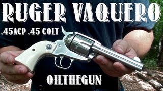 Ruger New Vaquero  45Colt  45ACP [upl. by Berthoud]