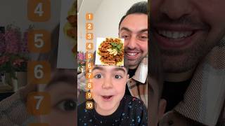 OĞLUM CİHANGİR İLE EN SEVDİĞİMİZ 10 YEMEK SIRALAMASI CHALLENGE [upl. by Negris]