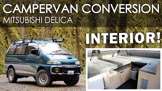 Campervan Conversion  Mitsubishi Delica L400  EP01 Interior Build [upl. by Paugh26]