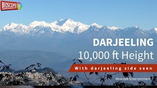 Darjeeling Himalayas from 10000 ft height  Kangchenjunga Peak  Golden Sunrise  Tiger Hill [upl. by Fuller]