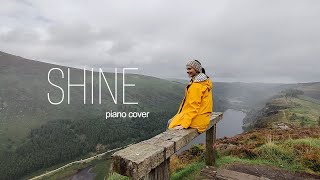 Shine  Tolmachevy sisters piano cover Travel to Ireland and Russia [upl. by Ronacin197]