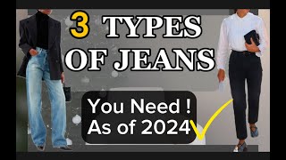 JEANS TREND  BEST JEANS TO INVEST IN 2024 [upl. by Amatruda151]