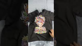 Printed t shirt fashion trending video viralvideos [upl. by Papotto]