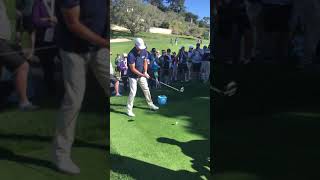 Steve Stricker golf swing driver off 2 at Pebble Beach golf course rydercup stevestricker pga [upl. by Itnahs]