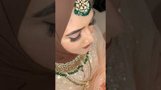 Bride Shahla 🤎 hijabbeauty makeup youtubeshorts bridalmakeup [upl. by Hilliard]