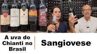 Sangiovese degustei às cegas 4 brasileiros e 1 Chianti [upl. by Ecinaej937]