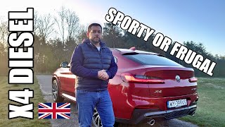 BMW X4 xDrive20d  Sporty or Frugal ENG  Test Drive and Review [upl. by Hairahcaz]