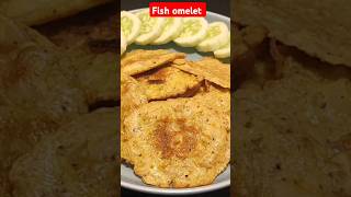 delicious fish omelet 😋😛 fish egg breakfast [upl. by Esaertal]