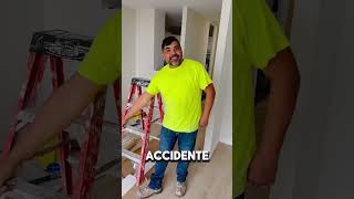 Donde hay trabajo de construcción puede haber accidentes Si necesitas ayuda llámame 📲 7735227000 [upl. by Berlin211]