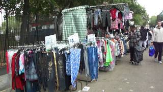 Walking through East Street Market Walworth London UK 8th October 2011 [upl. by Downs824]