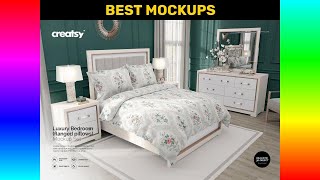 Mock Up Template Luxury Bedroom Mockup flanged p [upl. by Nywroc219]