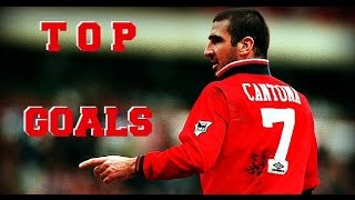 The King Cantona  Top 7 goals Manchester United [upl. by Barbi378]