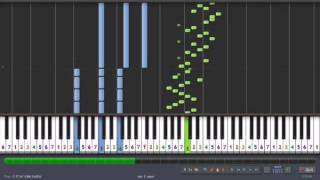 Synthesia  Avenged Sevenfold  To End the Rapture Piano Tutorial [upl. by Epuladaug]