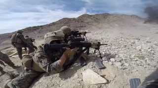 US Marines firing their Heckler amp Koch M27s [upl. by Lenod630]