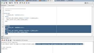 PLSQL Packages Dynamic SQL [upl. by Kirch634]