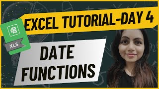 Unlock the Power of Excels DATE Function – Day 4 GameChanging Tips You NEED to Know [upl. by Okire]