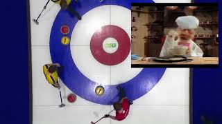 Swedish Chef Commentates Niklas Edin  Greatest Curling Shot [upl. by Nolla]