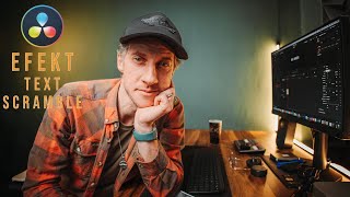 Jak udělat efekt TextScramble  DaVinci Resolve Tips [upl. by Aihsram]