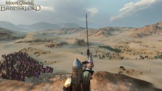 300 Triarii vs 300 Khuzait Spear Infantry  Mount amp Blade II Bannerlord [upl. by Einatsed]