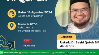 alfurqaan ut sedang live sekarang [upl. by Airamalegna]