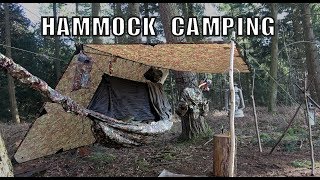 Winter Hammock Camping Setup [upl. by Lorry884]