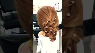 Wedding hairstyles 81 shorts hairstyle weddinghairstyles [upl. by Vincenty]