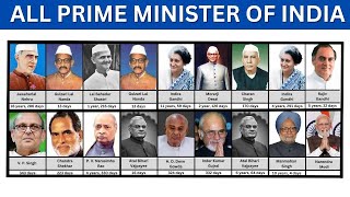 List of all Prime Ministers of India 19472023  India PM List  Prime Ministers of India [upl. by Anirahc]