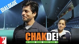 India Ka Tiranga Lehraate Hue Dekha  Dialogue  Chak De India  Shah Rukh Khan Vidya  Shimit Amin [upl. by Nnek415]