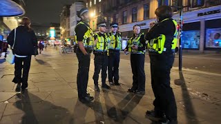 Lost In Glasgow Citys Nightlife During Police Incident [upl. by Kynthia]